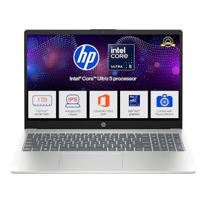 HP 15 AI Laptop (fd1354TU) - Certified Refurbished | Intel Core Ultra 5 125H | 16GB DDR5 | 1TB SSD | Intel Arc Graphics